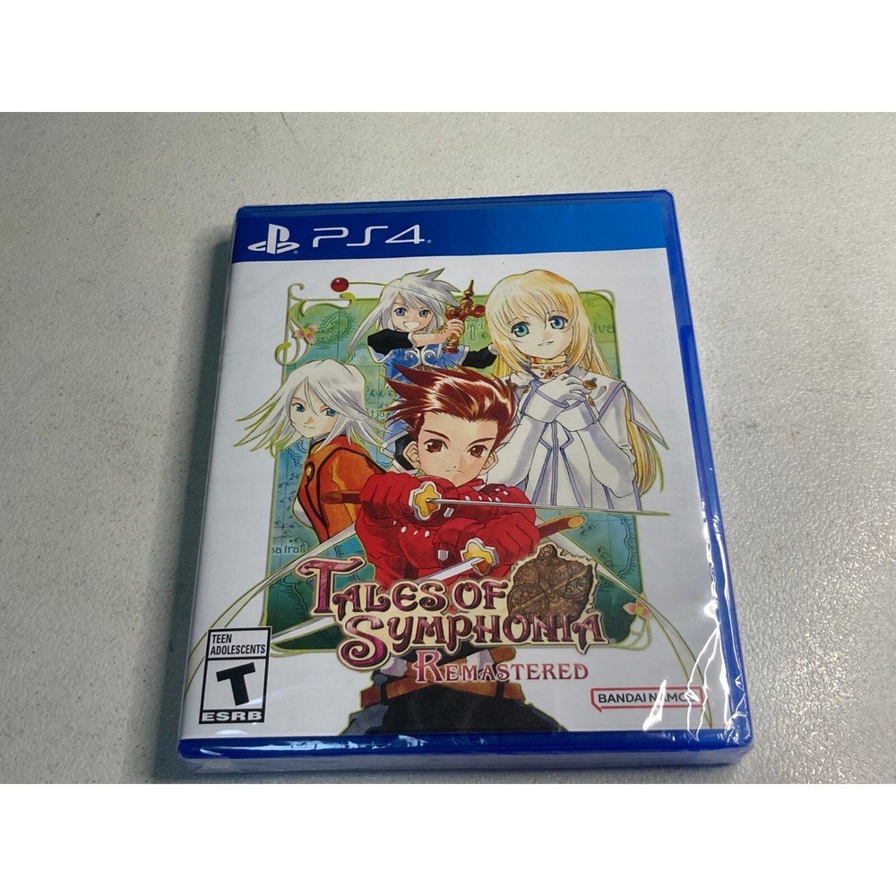 Tales Of Symphonia Remastered PS4 PlayStation 4 2023 Factory Sealed RPG